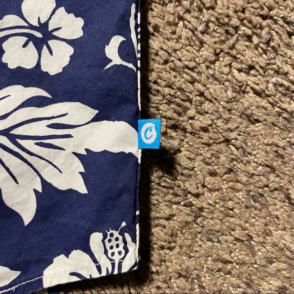 Men’s Medium Short Sleeve Button Down Cookies Waimea Cotton Shirt ( Multi ) - Picture 5 of 7